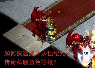 如何快速提升永恒纪元传奇私服角色等级? 如何快速提升永恒纪元传奇私服角色等级?