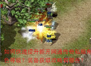 如何快速提升新开网通传奇私服角色等级?装备获取攻略有哪些? 如何快速提升新开网通传奇私服角色等级?装备获取攻略有哪些?