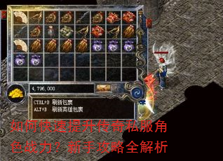 如何快速提升传奇私服角色战力?新手攻略全解析 如何快速提升传奇私服角色战力?新手攻略全解析