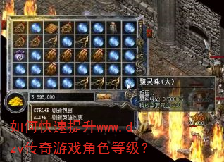 如何快速提升www.dzy传奇游戏角色等级? 如何快速提升www.dzy传奇游戏角色等级?