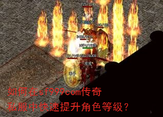 如何在sf999com传奇私服中快速提升角色等级? 如何在sf999com传奇私服中快速提升角色等级?