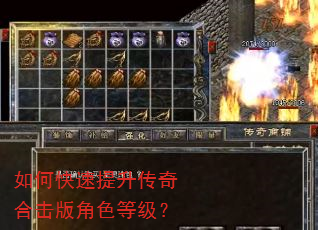 如何快速提升传奇合击版角色等级? 如何快速提升传奇合击版角色等级?