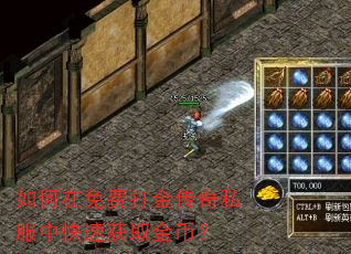 如何在免费打金传奇私服中快速获取金币? 如何在免费打金传奇私服中快速获取金币?