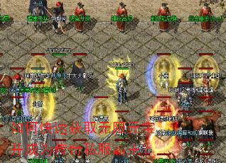 如何快速获取无限元宝并成为传奇私服霸主? 如何快速获取无限元宝并成为传奇私服霸主?