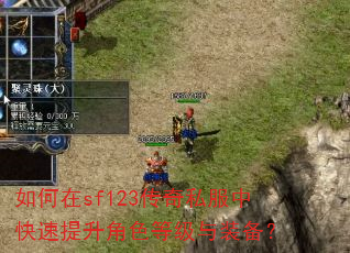 如何在sf123传奇私服中快速提升角色等级与装备? 如何在sf123传奇私服中快速提升角色等级与装备?