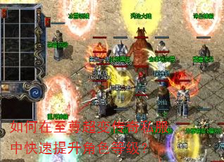 如何在至尊超变传奇私服中快速提升角色等级? 如何在至尊超变传奇私服中快速提升角色等级?