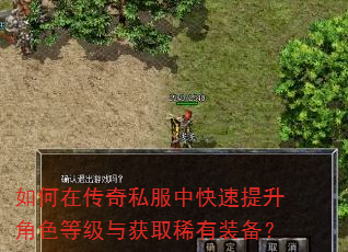 如何在传奇私服中快速提升角色等级与获取稀有装备? 如何在传奇私服中快速提升角色等级与获取稀有装备?