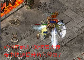 如何在新开100仿盛大传奇中快速提升角色等级? 如何在新开100仿盛大传奇中快速提升角色等级?